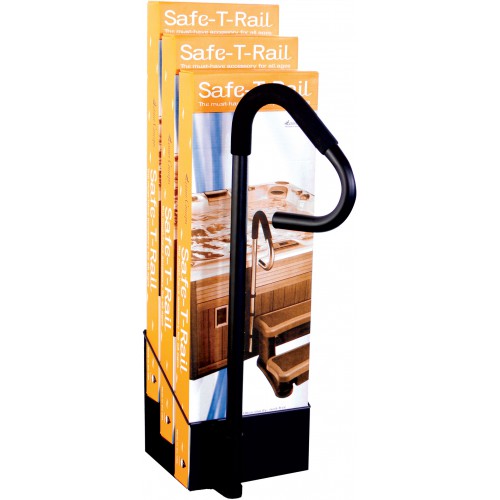 Safe-T-rail ZWART (handvat voor spa)