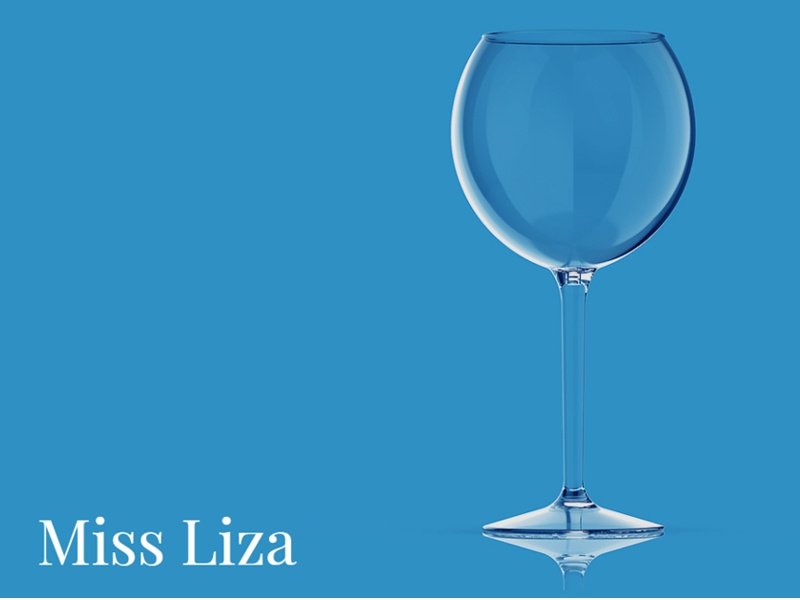 Onbreekbaar Gin tonic/cocktail glas (set 2) Happy Glass Miss Liza