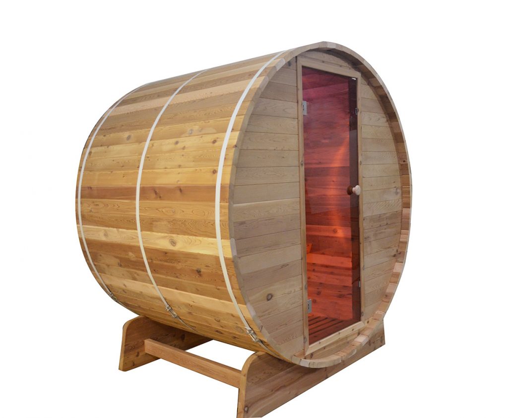 Infrarood barrel – knotty Red Ceder