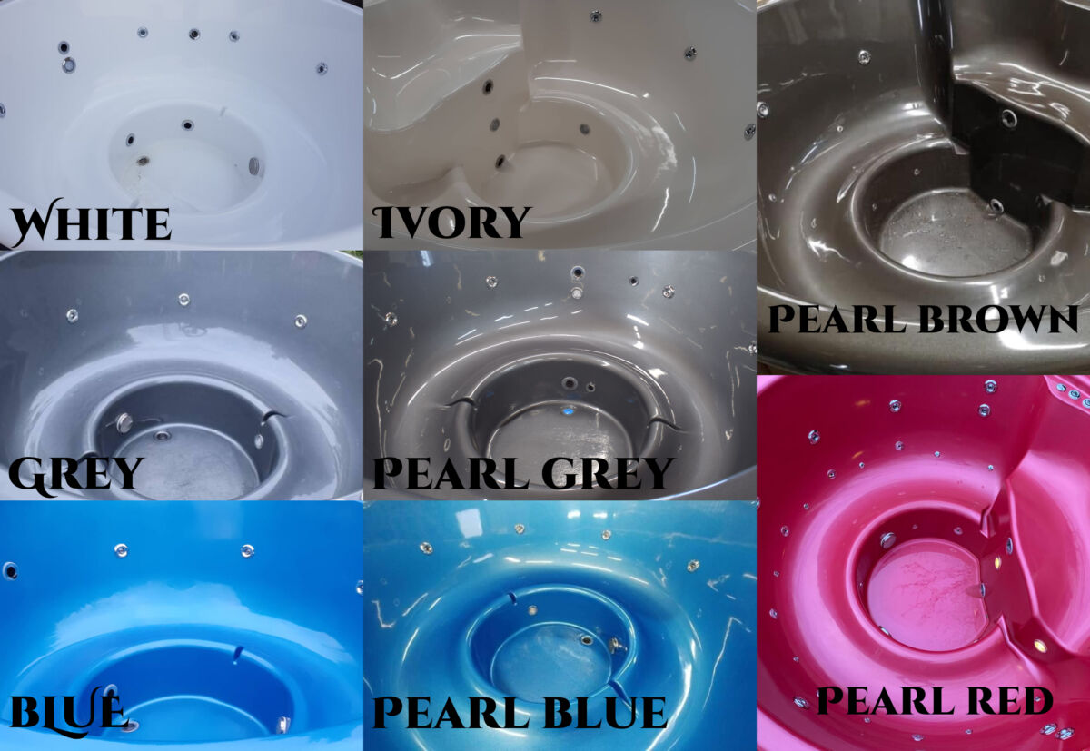 spacompany Hot Tub Color Variants